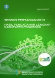 Sensus Pertanian 2013 Hasil Pencacahan Lengkap Kabupaten Ponorogo